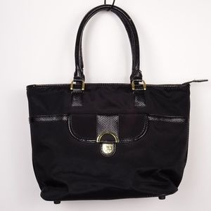 Diane Von Furstenberg DVF Black Drew Buckle Tote !